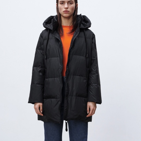 🔥last call! EUC Zara oversized down winter puffer, size XL - Picture 2 of 9